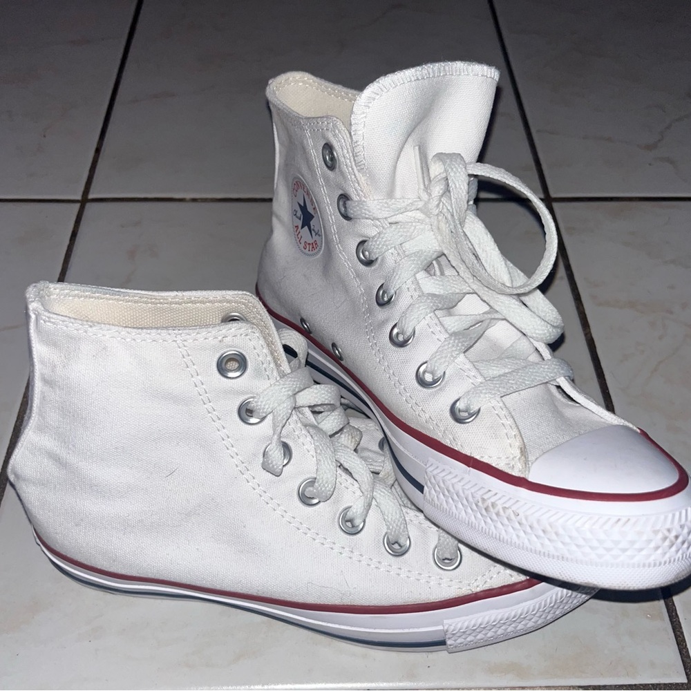 white Converse